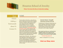 Tablet Screenshot of houstonschoolofjewelry.com